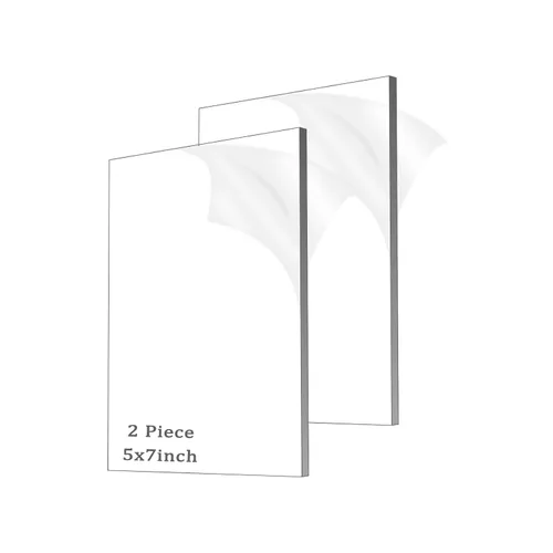 Vista 18 de 4 piezas de láminas acrílicas de 1/8" de grosor (3mm), plexiglás fundido transparente de 18" x 24" con papel protector para letreros, proyectos