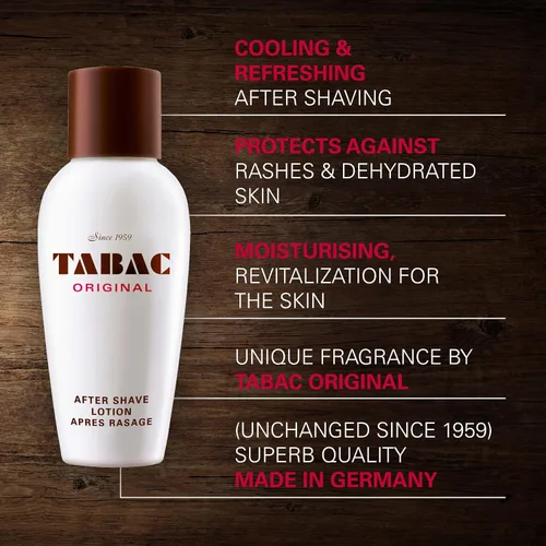 Vista 2 de Tabac Original de Maurer & Wirtz para hombre para después del afeitado, 10.1 onzas.