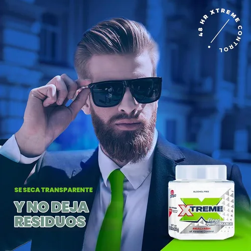 Vista 3 de Xtreme Clear Performance Styling Gel para el cabello para hombres, 8.82