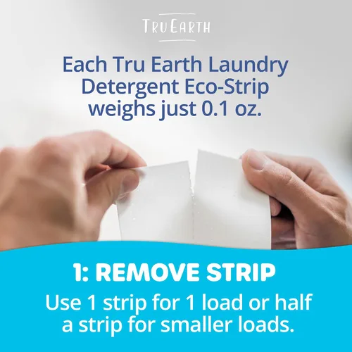 Vista 4 de Tru Earth Hojas compactas de detergente seco para ropa, a granel, hasta 768 cargas (384 unidades) - Sin parabenos - Detergente sin líquido original