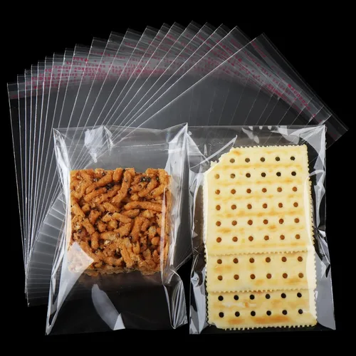 Vista 8 de 120 piezas de bolsas para palitos de pretzel, bolsa de celofán autoadhesiva de 2x10 pulgadas, bolsas transparentes para galletas con cierre