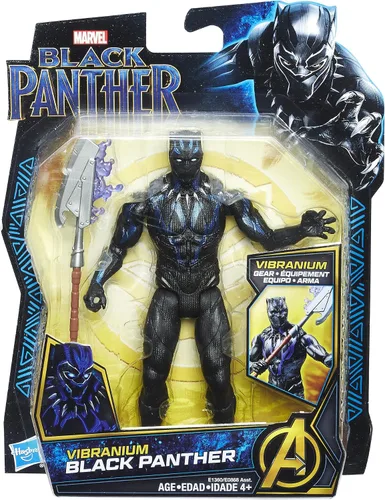 Vista 2 de Marvel Black Panther - Traje Vibranium (6 pulgadas), color negro
