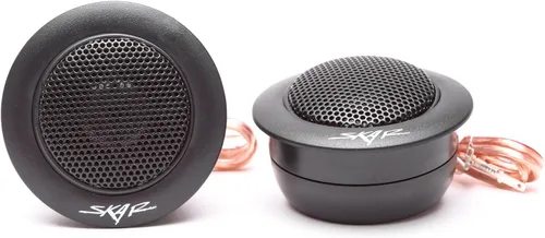 Vista 2 de Skar Audio TX-T - Tweeters de cúpula de seda de neodimio de 1 pulgada, 240 W, potencia máxima, par