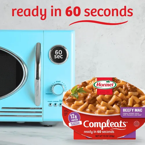 Vista 7 de HORMEL COMPLEATS - Bandeja para microondas Beefy Mac & Cheese, 7.5 onzas (paquete de 7)