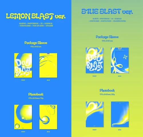Vista 2 de Dreamus Kep1er - DOUBLAST [LEM0N Blast ver.] (segundo mini álbum) Álbum+Beneficios limitados de pre-pedido+Regalo culturecoreano
