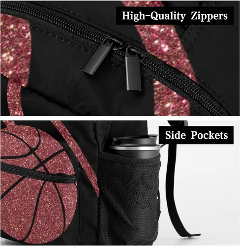 Vista 6 de Mochila escolar personalizada de baloncesto deportiva para niños, bolsas de viaje casuales para estudiantes, niñas y niños, Diseño 7