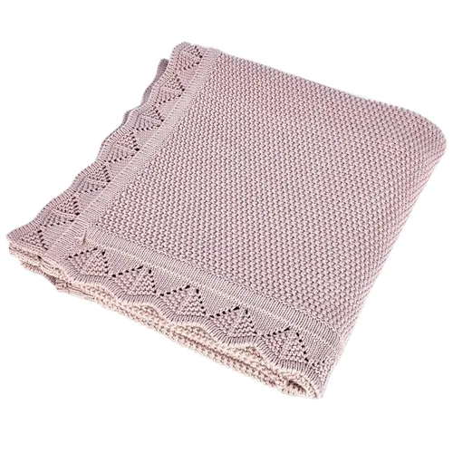 Vista 8 de YOYI YOYI Manta de punto para bebé, mantas de algodón orgánico para bebé, mantas de punto trenzado neutro suaves para niñas y niños, color verde, 40