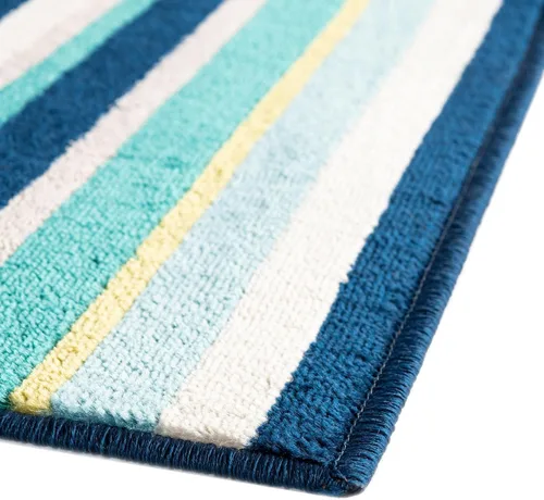 Vista 7 de Unique Loom Azalea Collection - Alfombra Glenn (Runner 2' 0" x 6' 0", amarillo/beige)