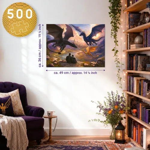 Vista 5 de Ravensburger Rompecabezas de 500 piezas de cuarta ala para adultos
