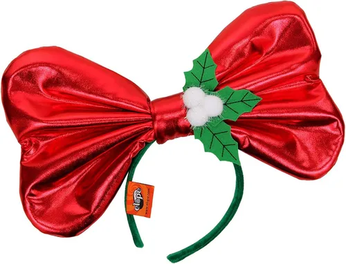Vista 3 de FUN Costumes Giant Christmas Bow Headband