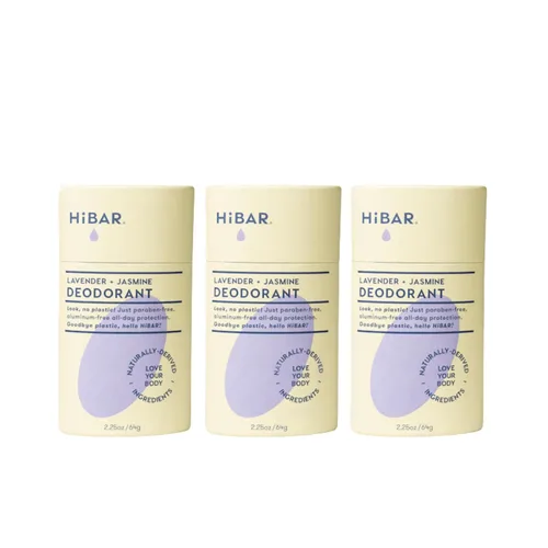 Vista 11 de HiBAR - Desodorante de bergamota y cedro - Sin plástico - Sin aluminio - 1 Desodorante natural, protección durante todo el día, con cera de semillas