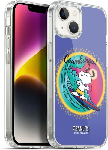 Vista 61 de Head Case Designs Funda de gel con licencia oficial de Peanuts Beach Surf Snoopy Boardwalk Airbrush [protección de grado militar] compatible