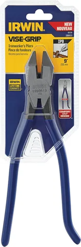 Vista 2 de Irwin Tools 1990613 IRWIN VISE-GRIP - Alicates para trabajadores de hierro, 9 pulgadas, amarillo