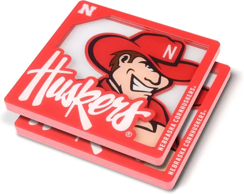Vista 26 de YouTheFan NCAA Serie Logo 3D NCAA Posavasos