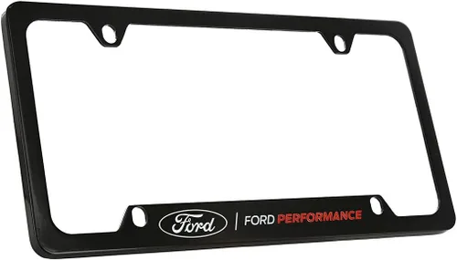 Vista 11 de Marco negro de plástico UV Ford Performance para matrícula