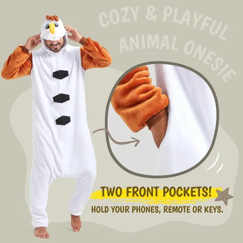 Vista 5 de Pijama de animal para adultos, disfraces de Halloween para mujeres, hombres, parejas, pijamas de Halloween, cosplay, mameluco de animales