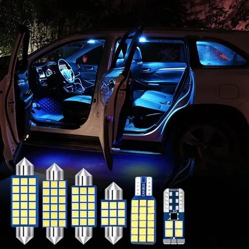 Vista 2 de 4 bombillas LED para coche, luces de lectura de cúpula interior, para Nissan Sentra Sylphy B17 2012 2013 2014 2015 2016, accesorios