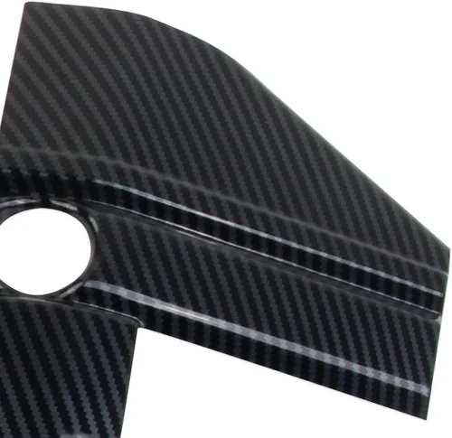 Vista 2 de Cubierta de Recorte de Ventilación de Aire de Fibra de Carbono para Consola Central de Tablero AC para Nissan Pathfinder 2022-2025