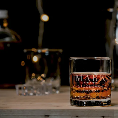 Vista 6 de Regalos individuales para padrinos de boda, vasos de whisky personalizados para padrinos de boda, regalos personalizados para propuesta de padrinos