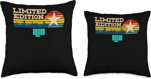 Vista 3 de Limited Edition Lou Retro Radio Cassette Name Throw Pillow