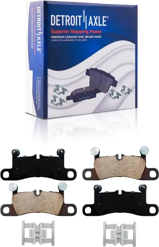 Vista 138 de Detroit Axle - Kit de freno delantero para Dodge Ram 1500 Durango Dakota Chrysler Aspen Dakota Driver Side Disco Freno Pinza de freno de cerámica