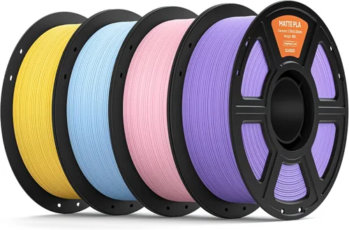 Vista 34 de ELEGOO Filamento de ácido poliláctico (PLA) mate 1.75mm Beige 1KG, filamento de impresora 3D de alta precisión, carrete de 1kg (2.2lbs) Compatible
