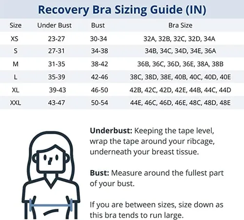 Vista 6 de Care+Wear Sujetador de recuperación poscirugía para postmastectomía, reconstrucción
