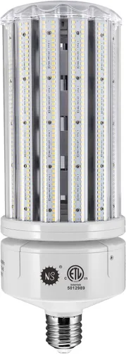 Vista 8 de NS Bombillas LED de maíz de 100 W, 5000 K, AC110-277 V, 16000 lm, base E26/E39, halogenuros metálicos de repuesto LED HID CFL para iluminación
