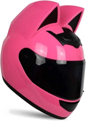 Vista 6 de Casco de motocicleta personalizado para adultos, para hombres y mujeres, con locomotora de gato fresco para motocicleta, con certificación Negro