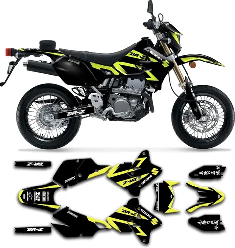Vista 37 de Kit de calcomanías personalizadas para Suzuki DRZ400 E / DRZ400 Enduro / DRZ400E / DR-Z400E / DRZ400 EN 1999-2024, SZDRSE9919003-KO