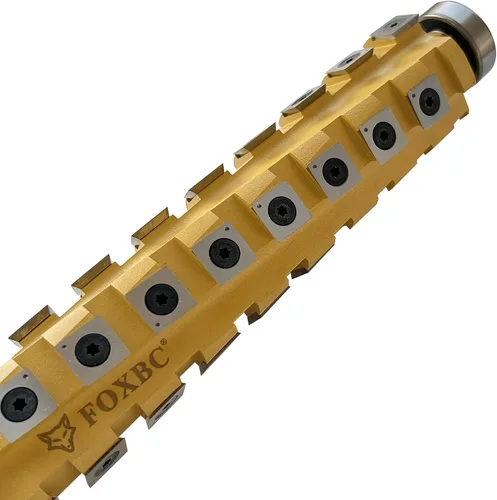 Vista 5 de FOXBC OEM Cabezal de corte helicoidal espiral de 13 pulgadas para DeWalt DW735 DW735X cepilladora