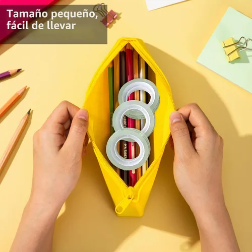Vista 4 de Cayxenful 12 rollos de repuesto de cinta transparente, cinta transparente, cinta de envoltura de regalo de 3/4 pulgadas x 1000 pulgadas, rollos