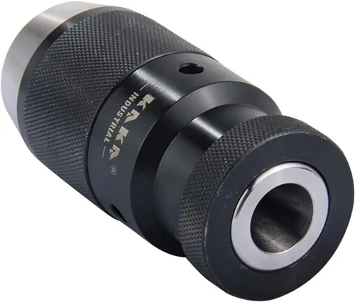 Vista 2 de KAKA INDUSTRIAL Portabrocas sin llave resistente, Jacobs Taper Stock (HPJ0213 (1/32"-1/2"-JT6))