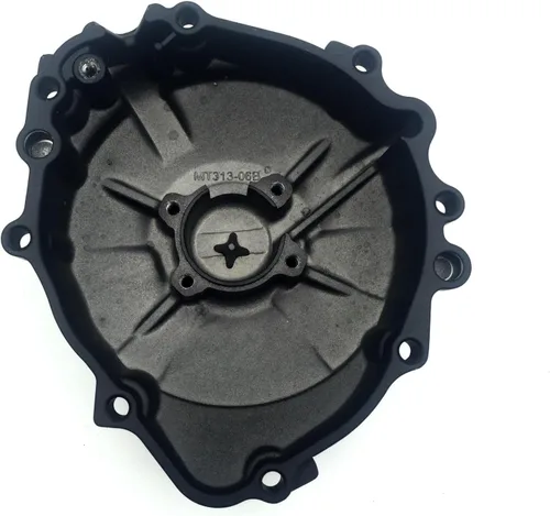 Vista 2 de Cubierta del estator del motor estilo SMT-OEM compatible con Cbr600Rr 2003-2006 03-06 Negro Izquierdo [B00RW3NAPK]