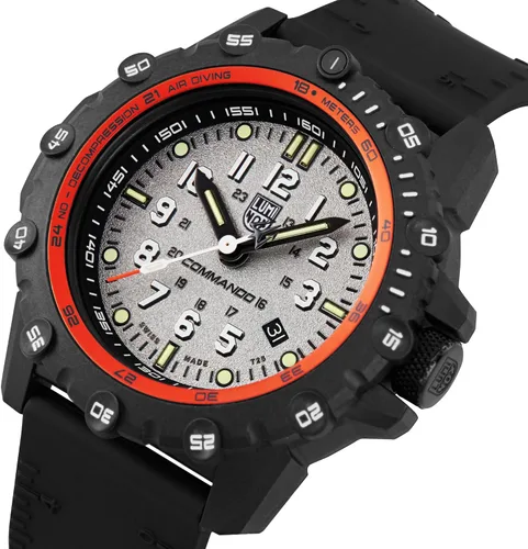 Vista 5 de Luminox XS.3301 Commando Reloj Hombre Negro 1.811 in CARBONOX, Gris, Buzo