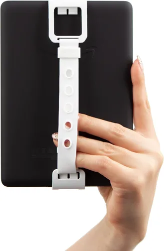 Vista 14 de WiLLBee CLIPON - Correa de silicona suave doble para Kindle, soporte de mano compatible con Kindle Paperwhite (6.8 pulgadas) / Kindle Fire 7