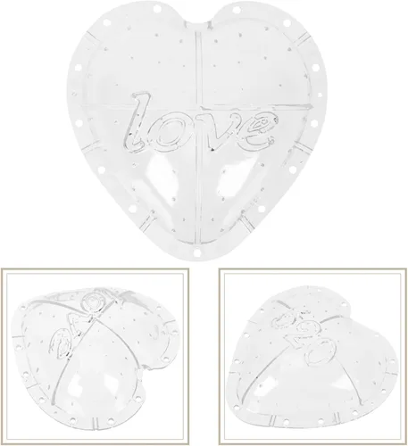 Vista 3 de Forma de fruta de sandía en forma de corazón para hortalizas y frutas de jardín que forman 7.28X7.28X4.52 pulgadas