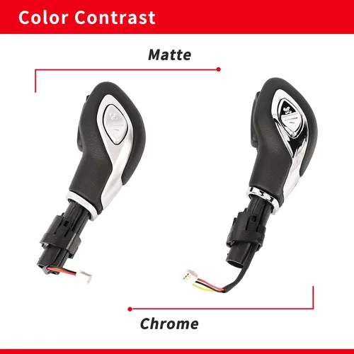 Vista 3 de Pomo de palanca de cambios automática con botón DG9Z-7213-EA para Ford Fusion 2013-2016 / Escape 2013-2016 / Transit 2015-2019 / Transit Connect