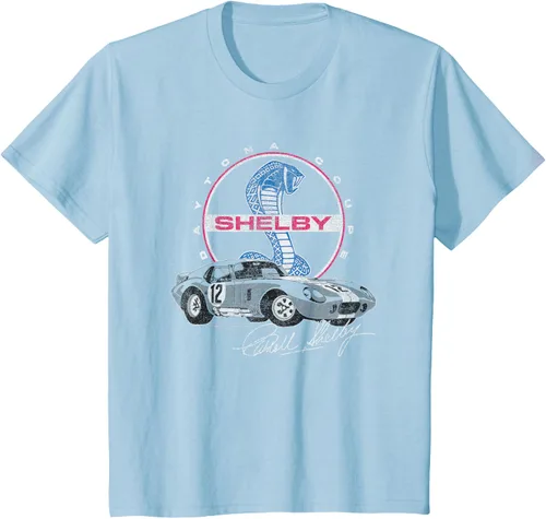 Vista 10 de Carroll Shelby Daytona Coupe Circle Logo Camiseta, Gris