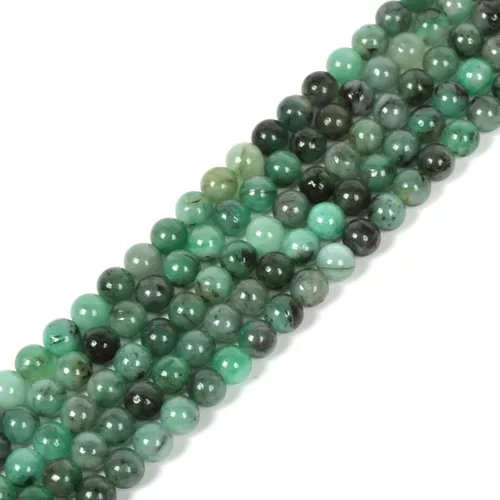 Vista 44 de 7 piedras preciosas de chakras de 0.157 in redondas de cristal curativo sueltas de 16 pulgadas para hacer cuentas de joyería