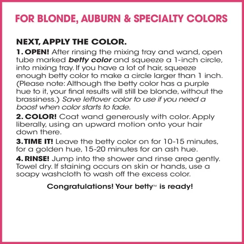Vista 5 de Betty Beauty Blonde Betty - Kit de coloración para el cabello