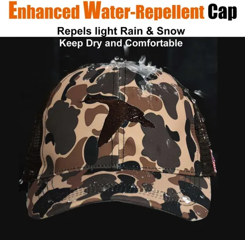 Vista 5 de EDTREK Pursuit Performance - Gorro de camionero con tela de tecnología transpirable que absorbe la humedad, gorra de campamento de rendimiento