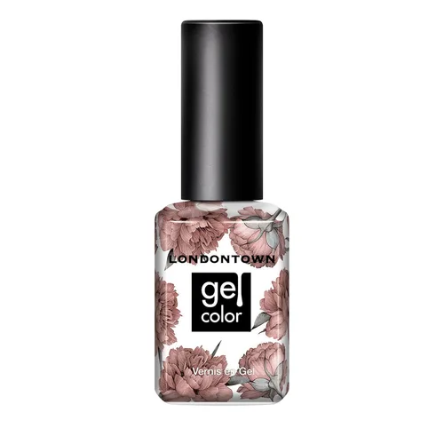 Vista 6 de LONDONTOWN Esmalte de uñas de gel UV/LED, de larga duración, resistente al astillado, color de alto brillo, marrón beige natural brillante, 0.4 fl