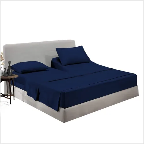 Vista 15 de Top Split Head Flex Queen - Juego de sábanas para dormir con número de camas – 4 piezas de color gris oscuro, sábanas divididas Queen – 100% algodón