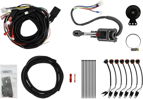 Vista 7 de SuperATV Kit de señal de giro para Polaris Ranger XP 900 Crew (2014-2019) con interruptor de columna de dirección y bocina adjunta