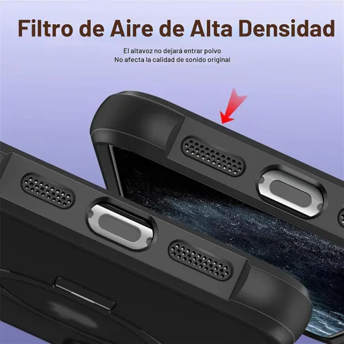 Vista 7 de SKYLMW - Funda compatible con iPhone 11 de 6.1 pulgadas, con soporte magnético invisible tipo anillo, funda translúcida de grado militar, compatible