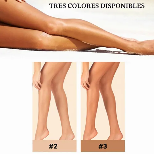 Vista 8 de Maquillaje de piernas impermeable sin transferencia, maquillaje para venas varicosas, cicatriz corporal para cubrir tatuajes, 2 piezas