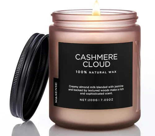 Vista 41 de M&SENSE Ode to Winter - Vela perfumada para el hogar, cera de soja natural, mecha de algodón, aroma de invierno, 7.05 onzas hasta 50 horas de tiempo