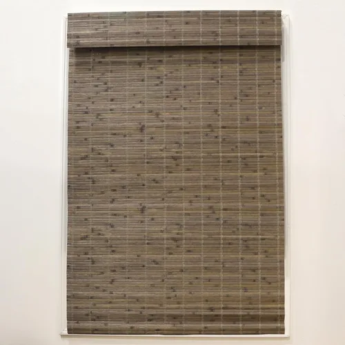 Vista 11 de Radiance Persianas Romanas de Bambú Sin Cordón para Ventanas - Persianas de Bambú de Varillas Planas para Control de Luz Semi-Privado - Persianas