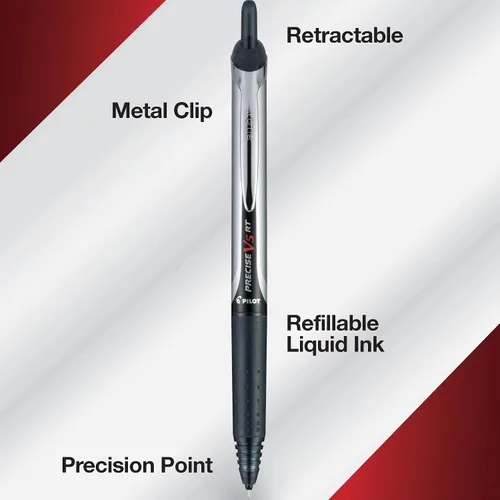 Vista 6 de Pilot Precise V5 Bolígrafos retráctiles de primera calidad, de punta extrafina 2